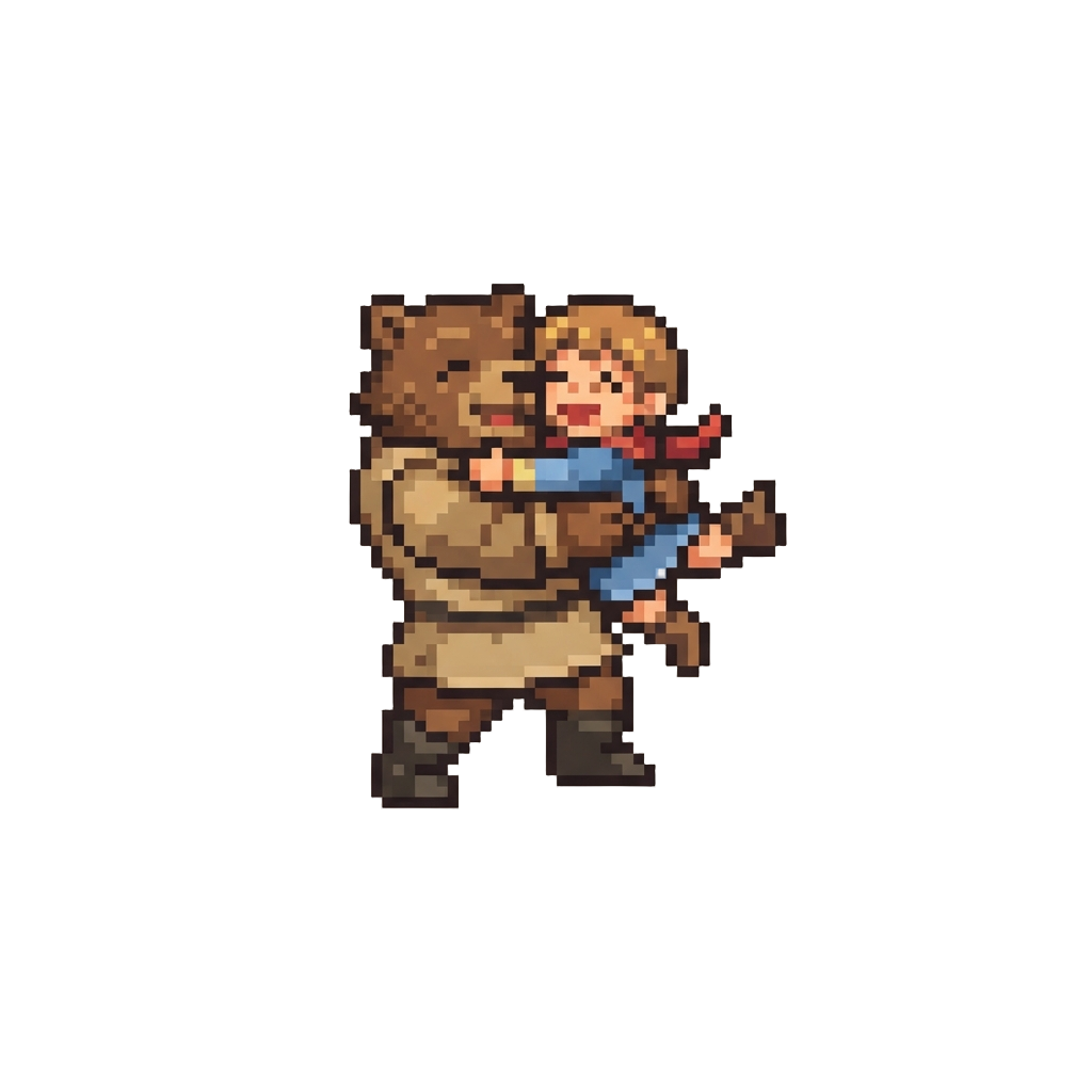 A Warm Bear Hug with Lift-and-spin