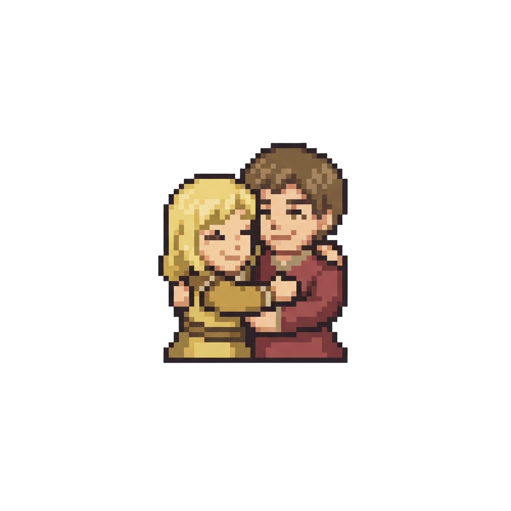 A Quick Sweet Side-by-side Hug