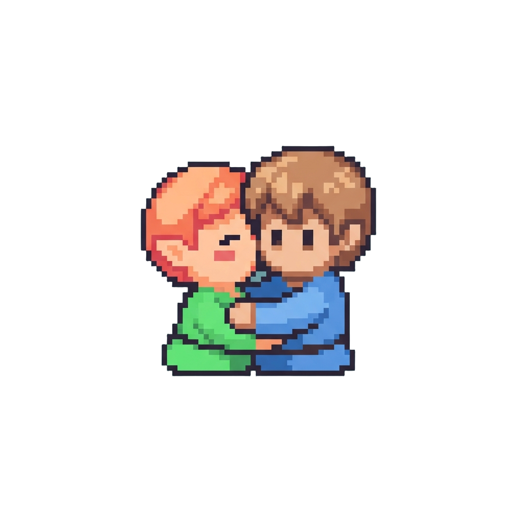 A Head-bonk Turning Into a Soft Cuddle