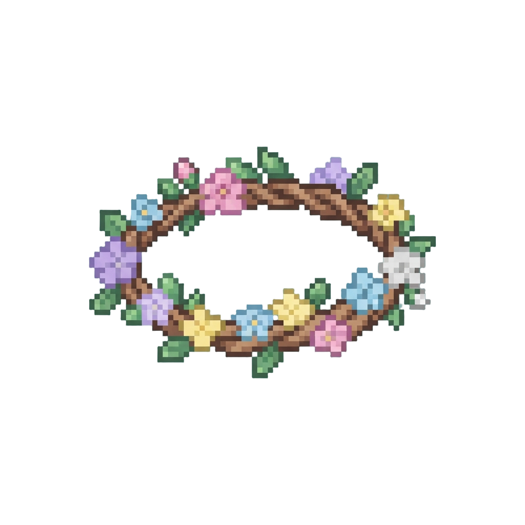 A Pastel Flower Crown