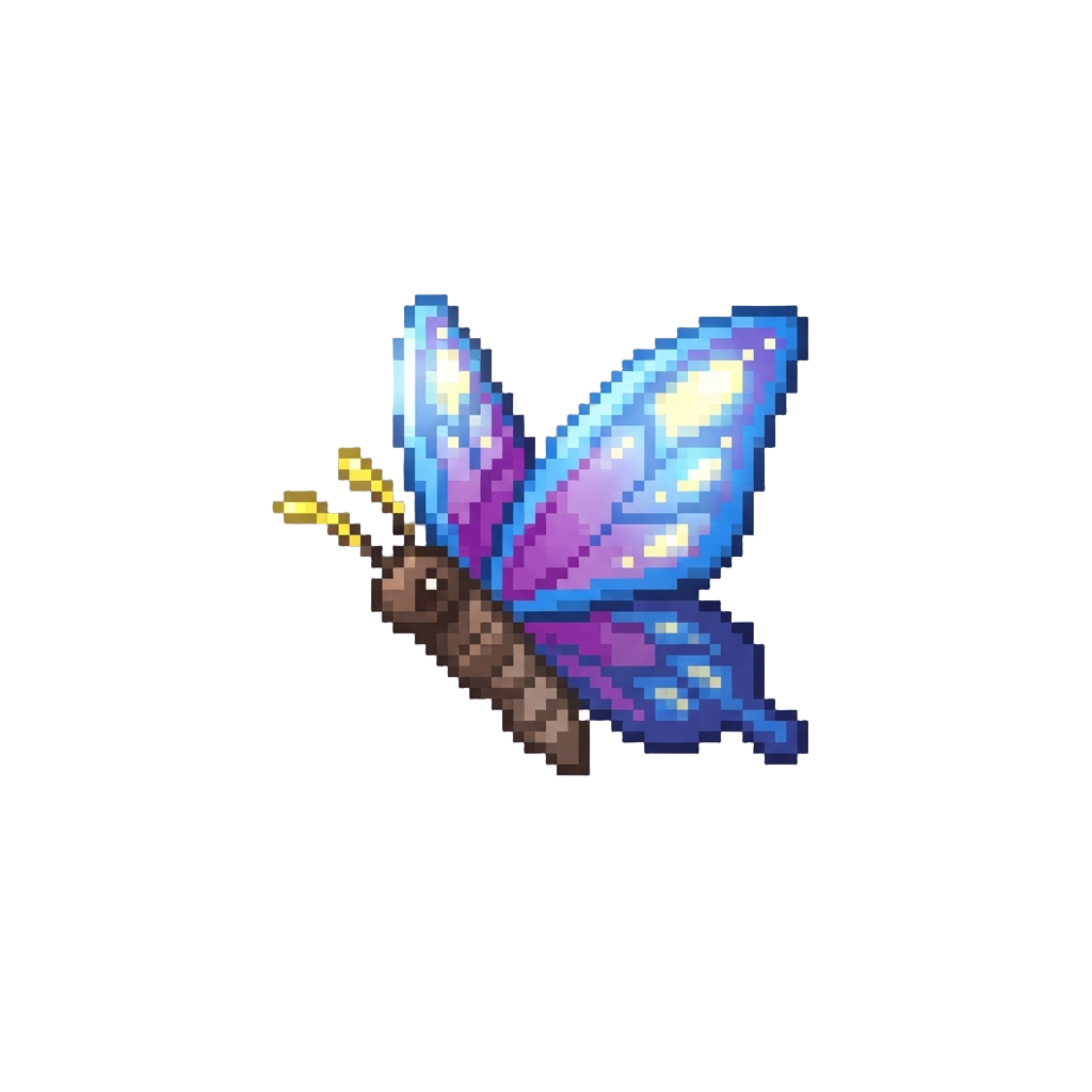A Tiny Fluttering Magical Butterfly