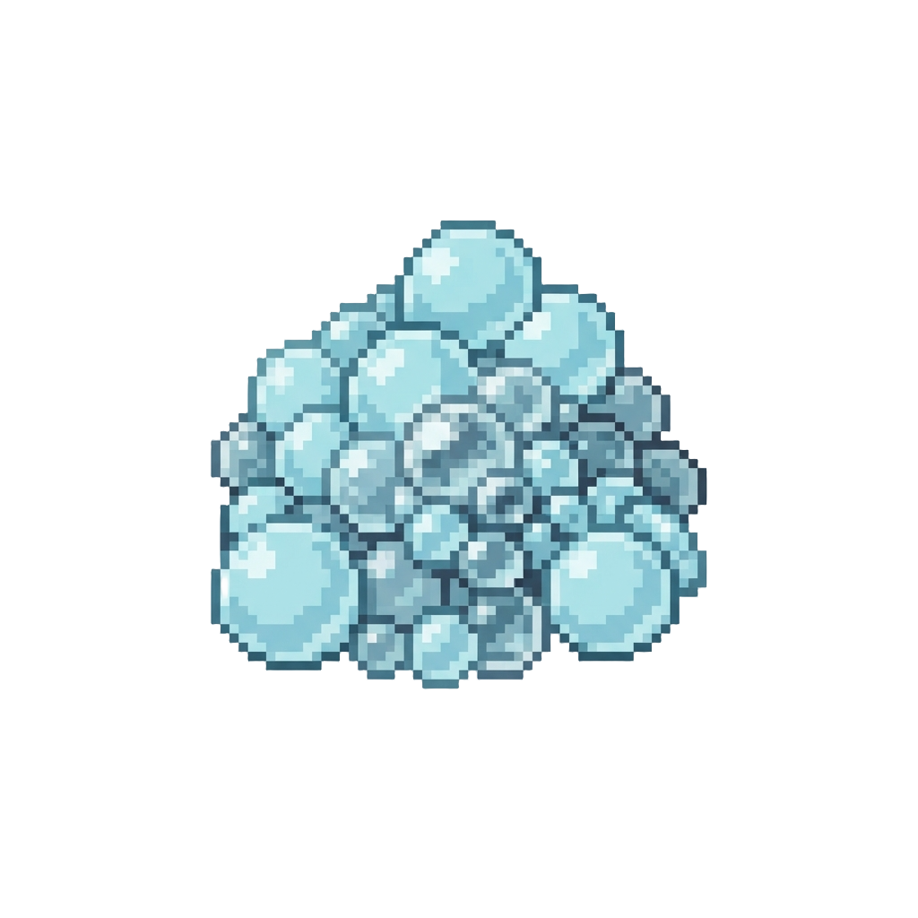 A Pile of Tiny Bubbles