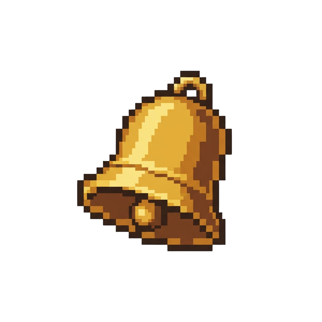 A Tiny Polished Golden Bell
