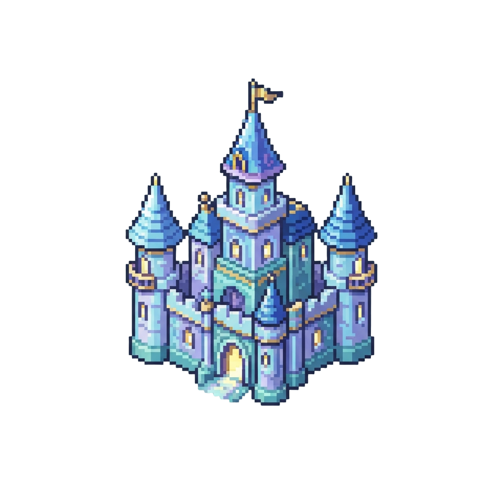 A Sparkling Miniature Fairy Castle
