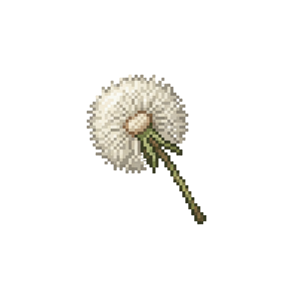 A Tiny Dandelion Seed Pod