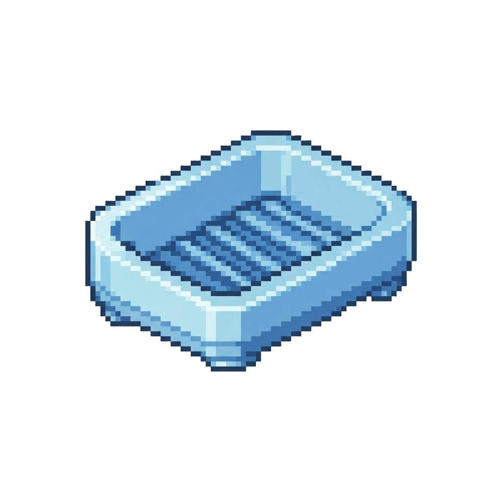 A Tiny Plastic Soap Dish