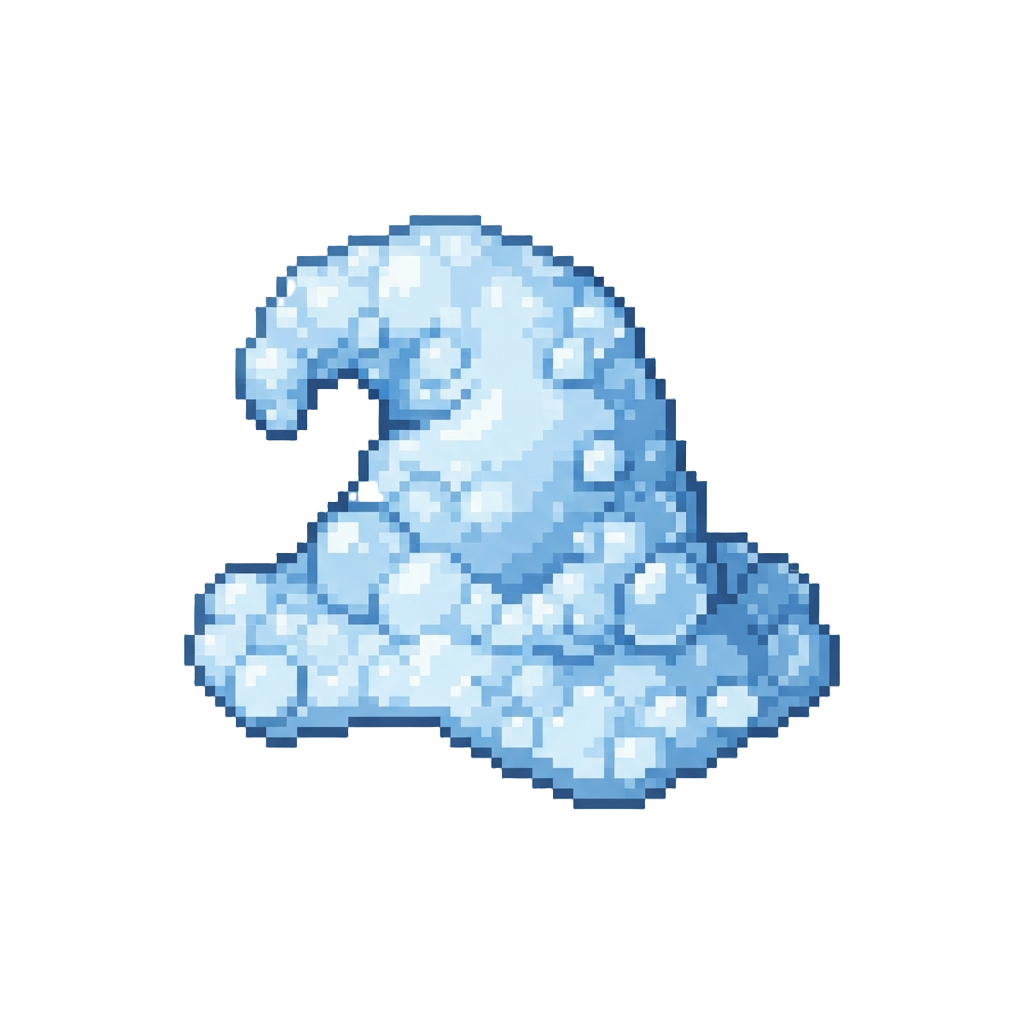 A Giant Wet Soapy Suds Hat