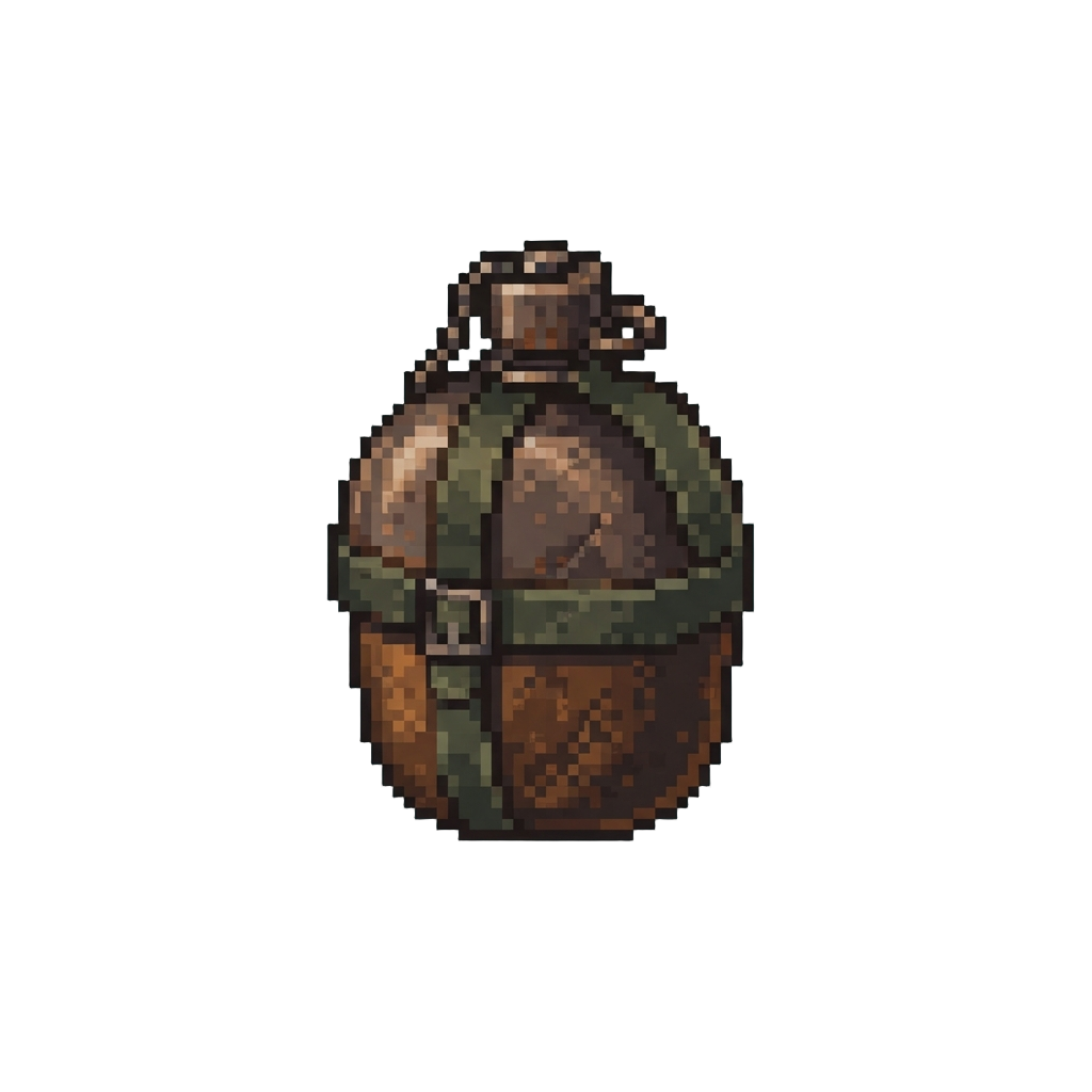 A Rusty Survival Canteen
