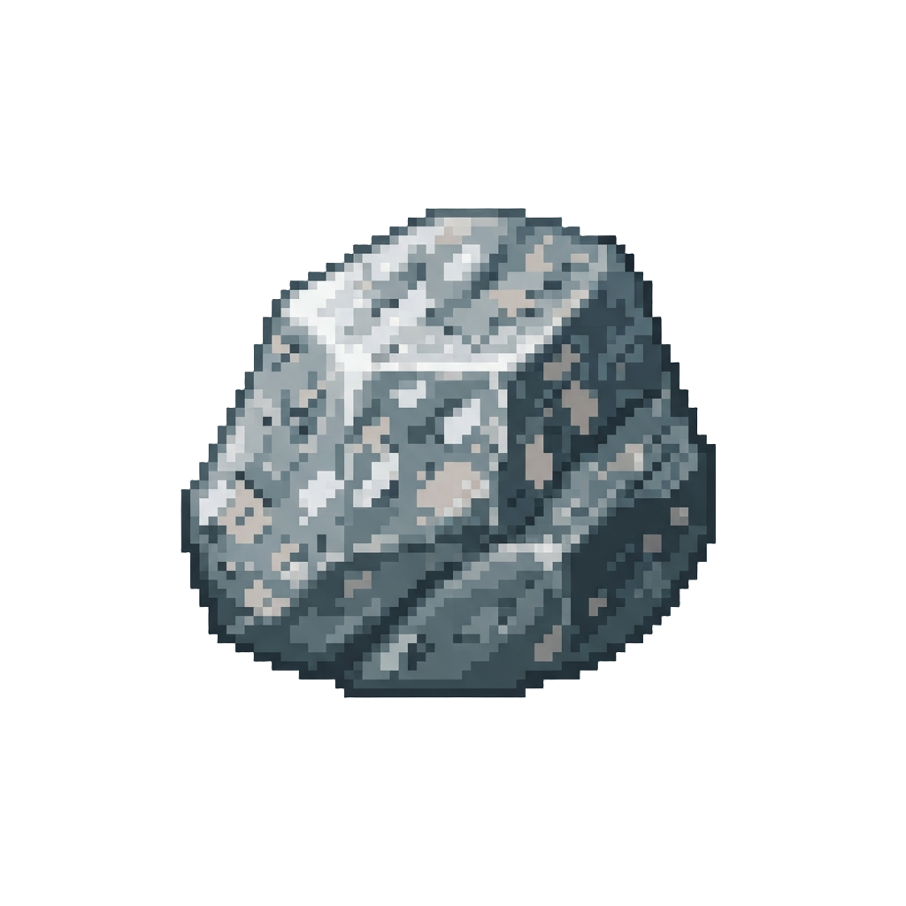 A Piece of Rough Granite Rock