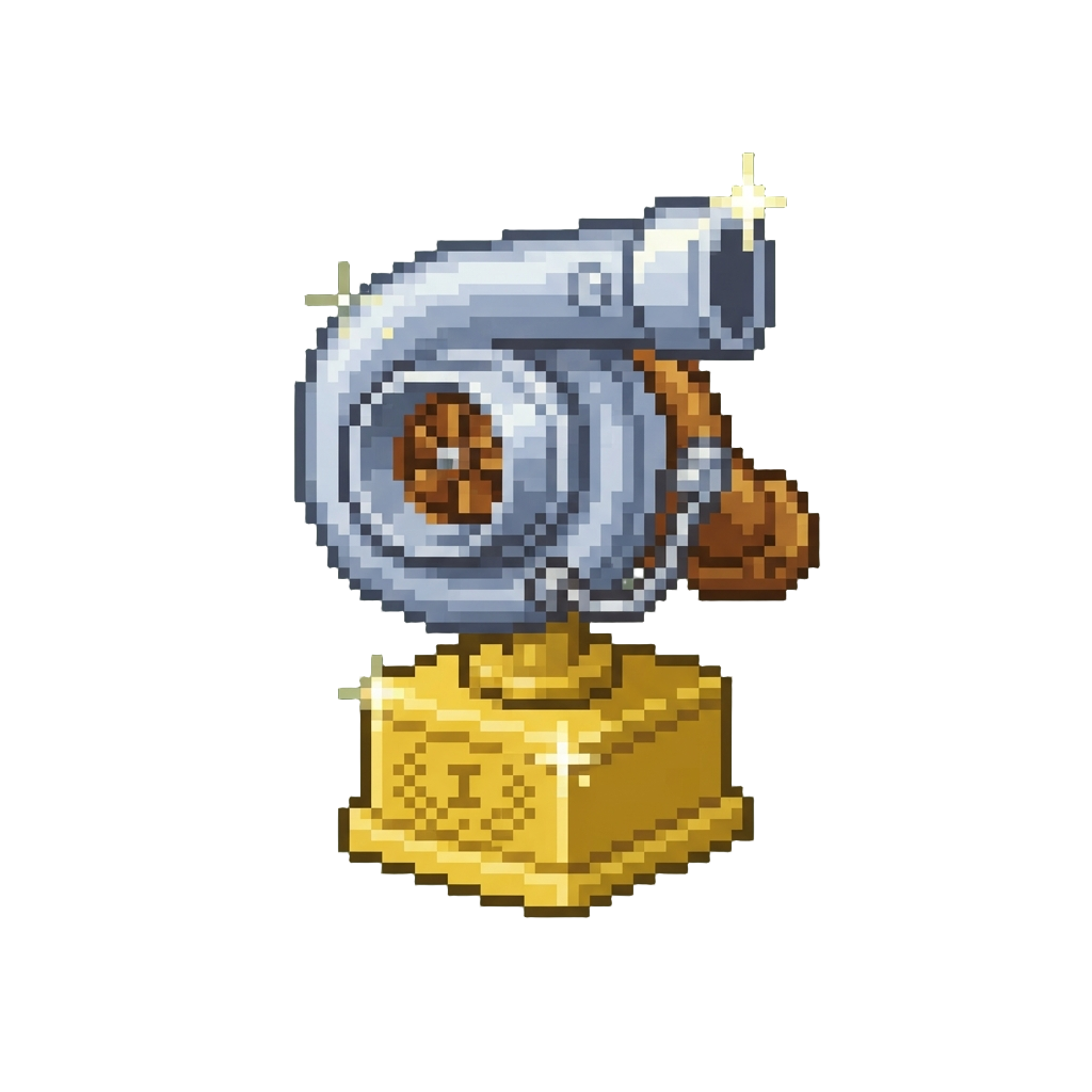 A Sparkling Turbocharger Trophy