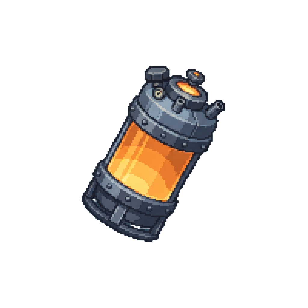 A Glowing Fuel Cell Tank