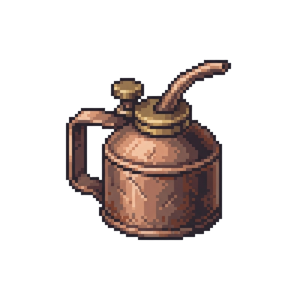 A Vintage Metal Oil Can