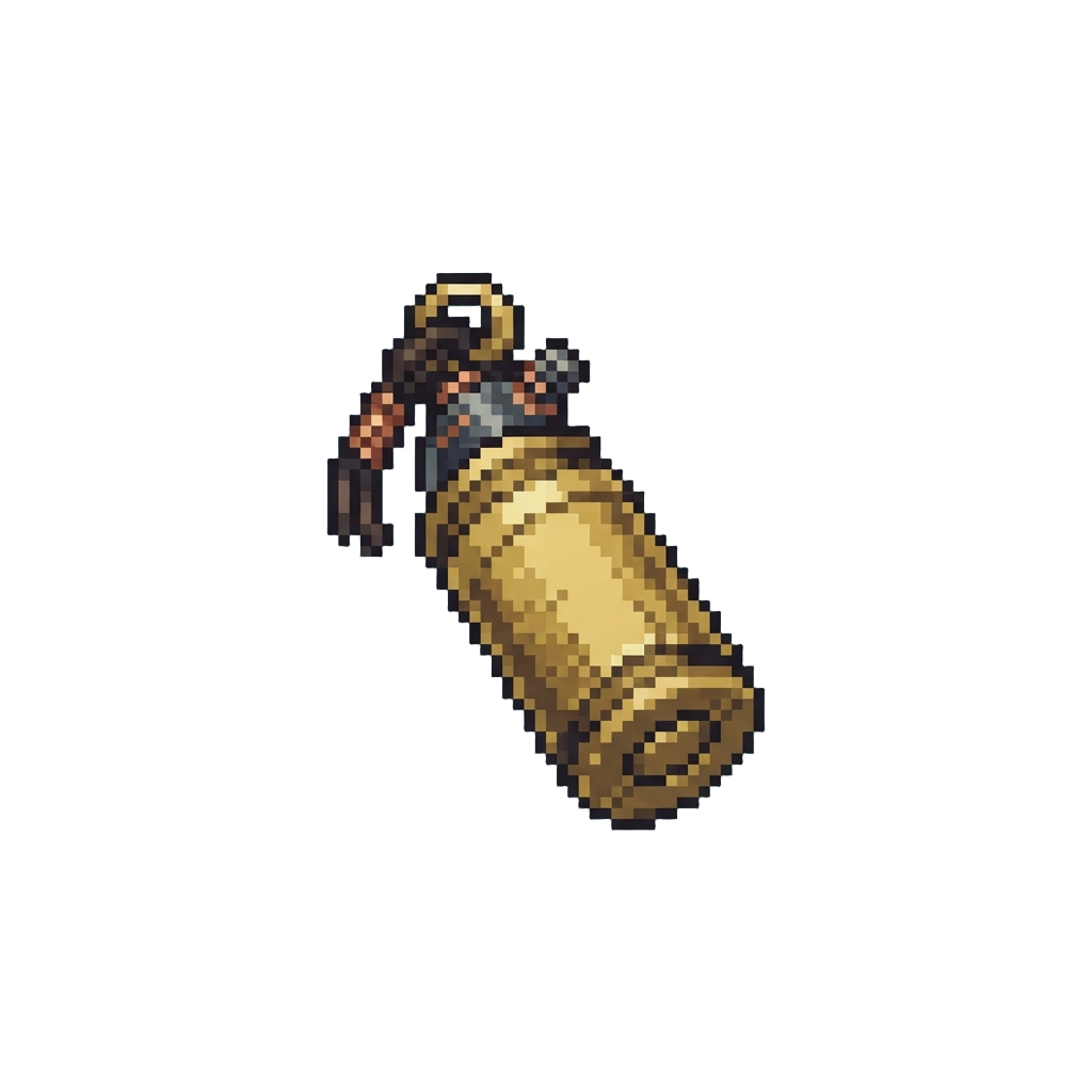 A Brass Bomb Casing Medallion