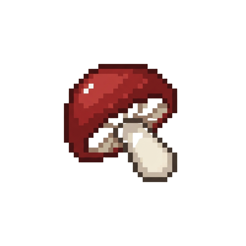 A Small Dropping Mushroom Head