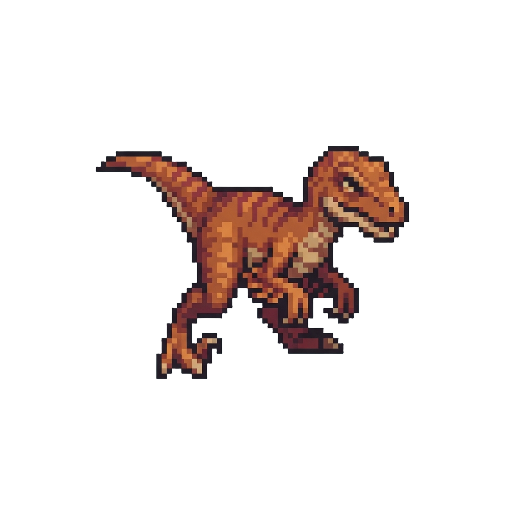 A Fierce Velociraptor Ready to Pounce
