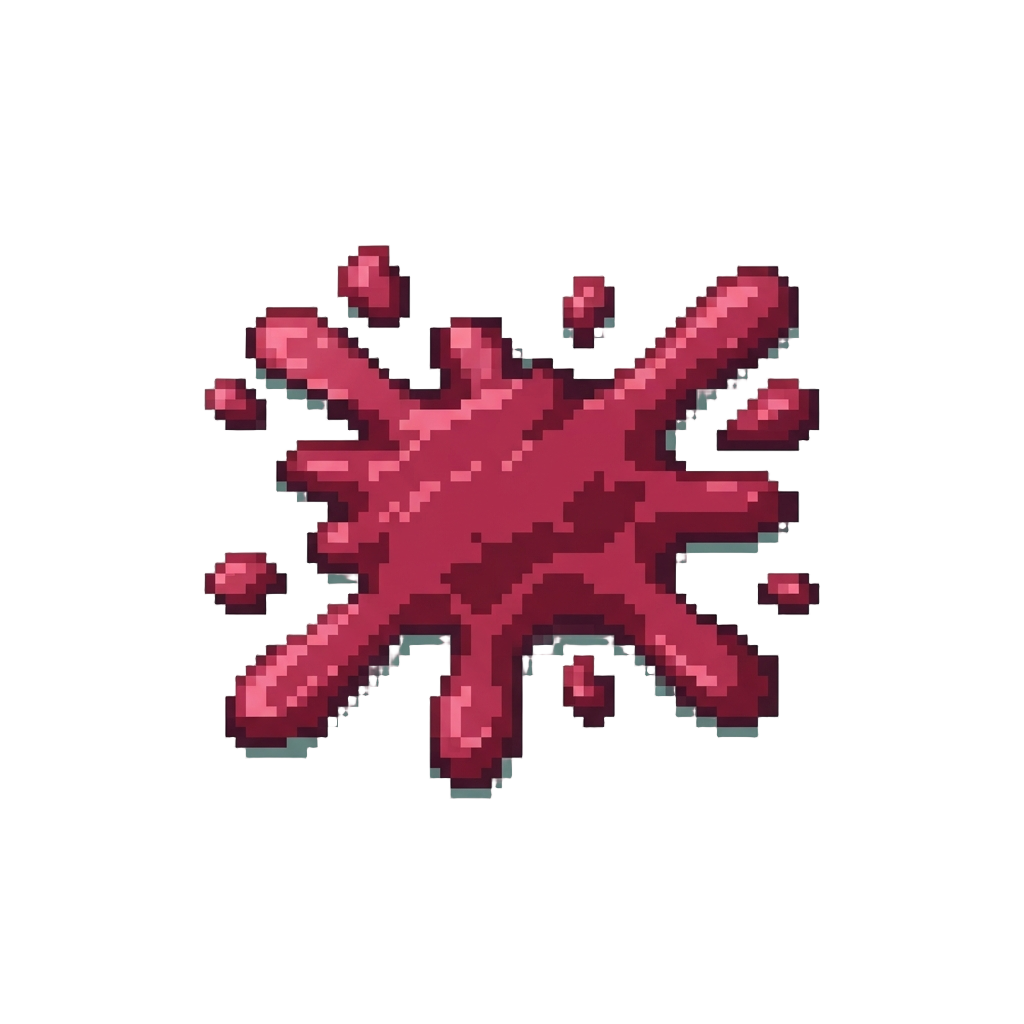 A Starburst Splatter of Thick Berry Jam
