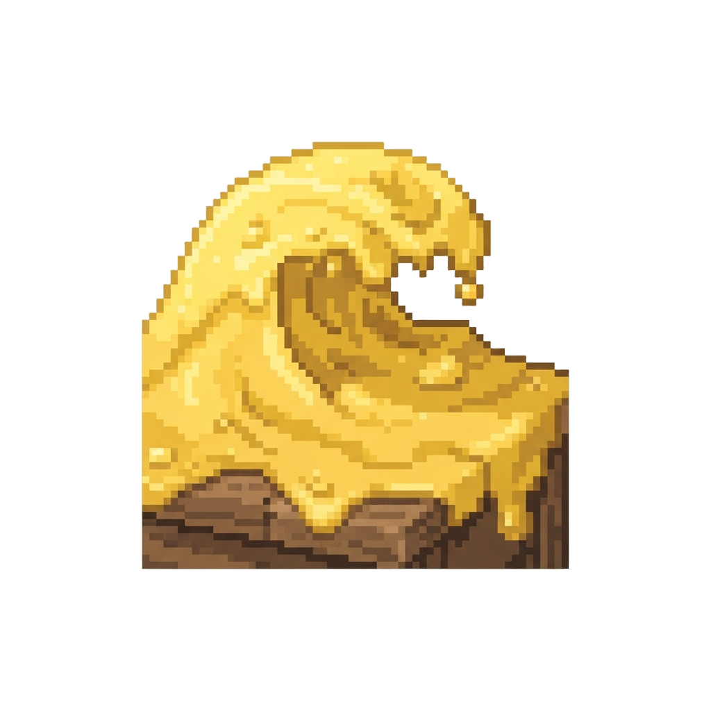 A Gooey Custard Tidal Wave Coating the Entire Table