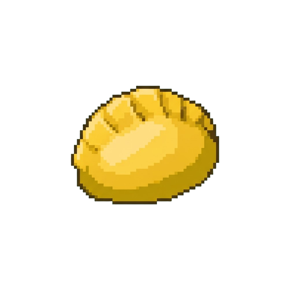 A Warm Egg-yolk Yellow Dumpling