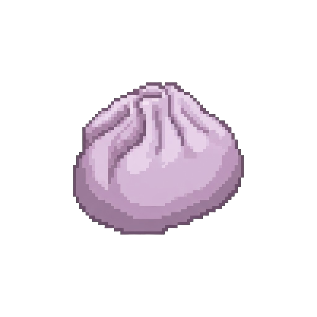 A Pastel Lilac Cloud Dumpling