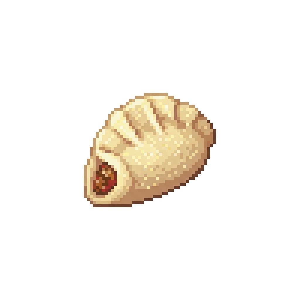 A Sparkling Champagne-beige Glitter Dumpling