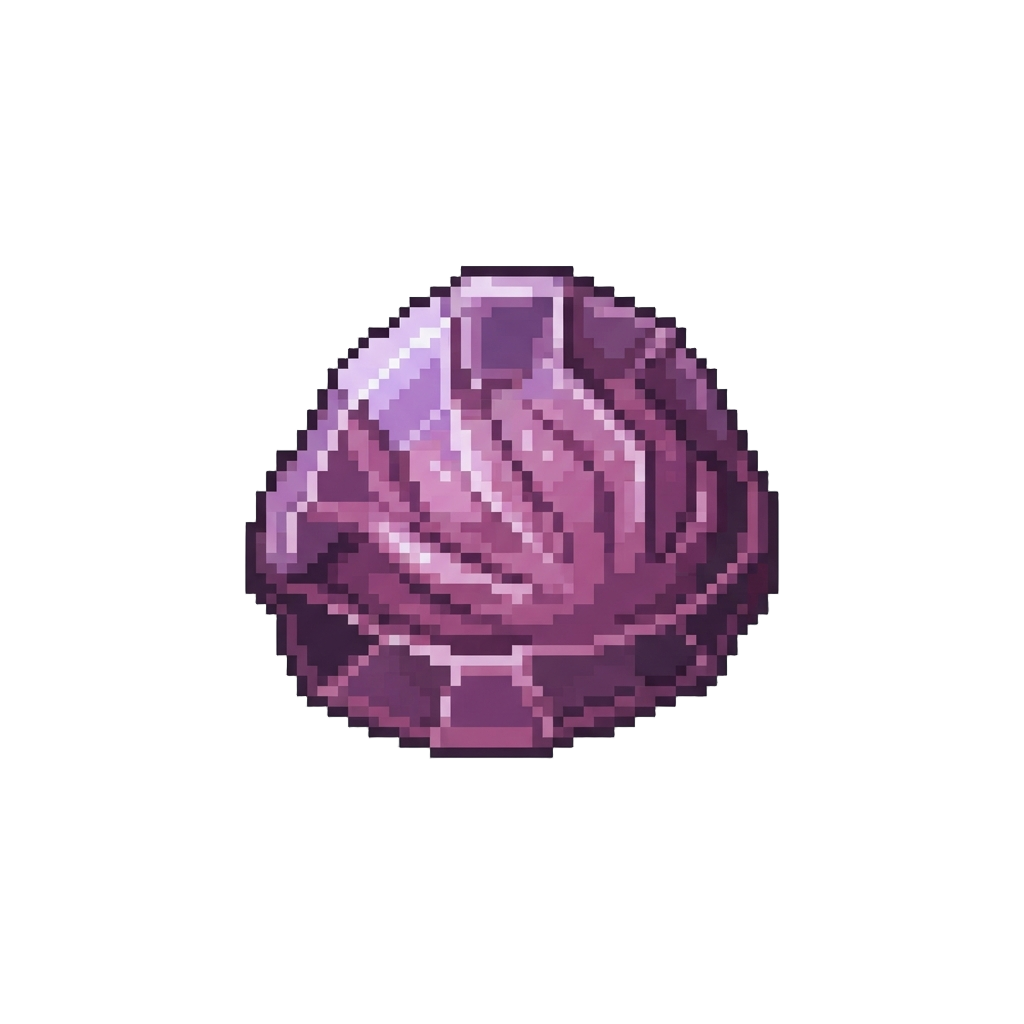 A Shiny Plum-hued Crystal Dumpling