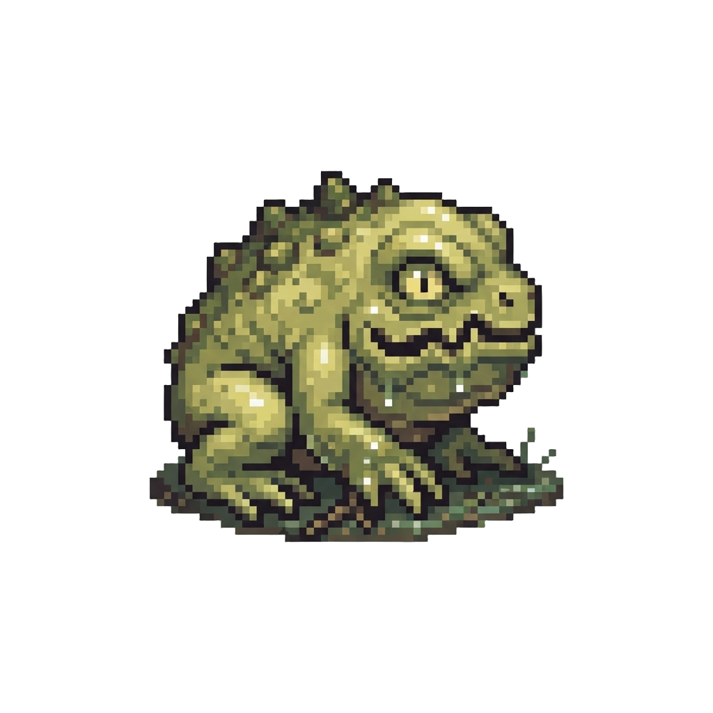 A Slimy Green Swamp Monster