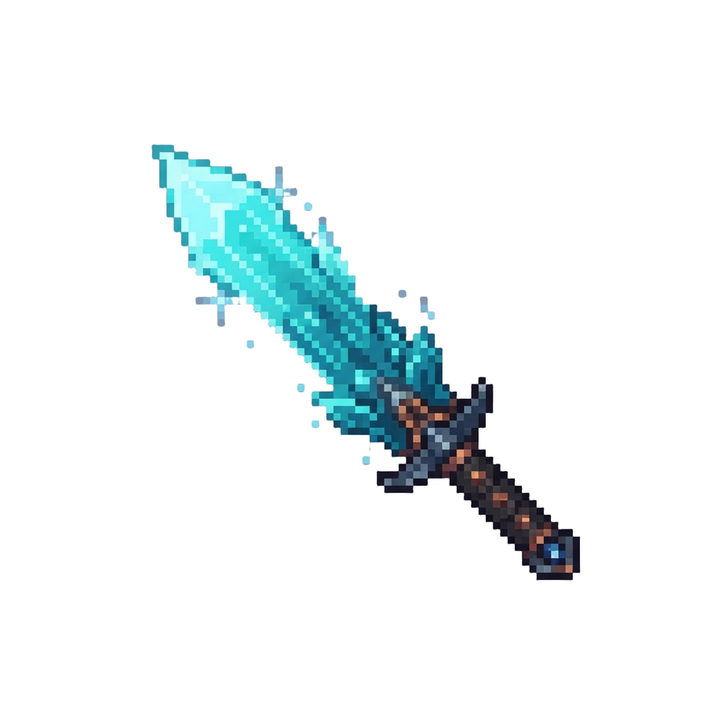 A Rare Turquoise Energy Blade