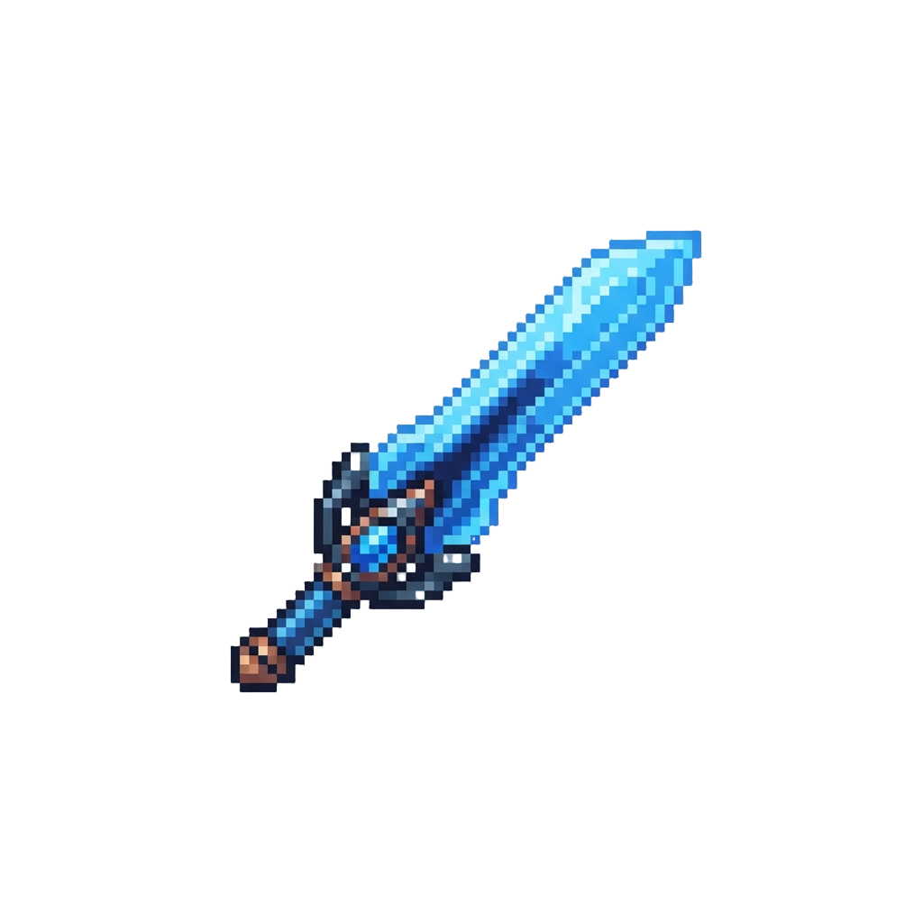 A Brilliant Sapphire Blue Energy Blade