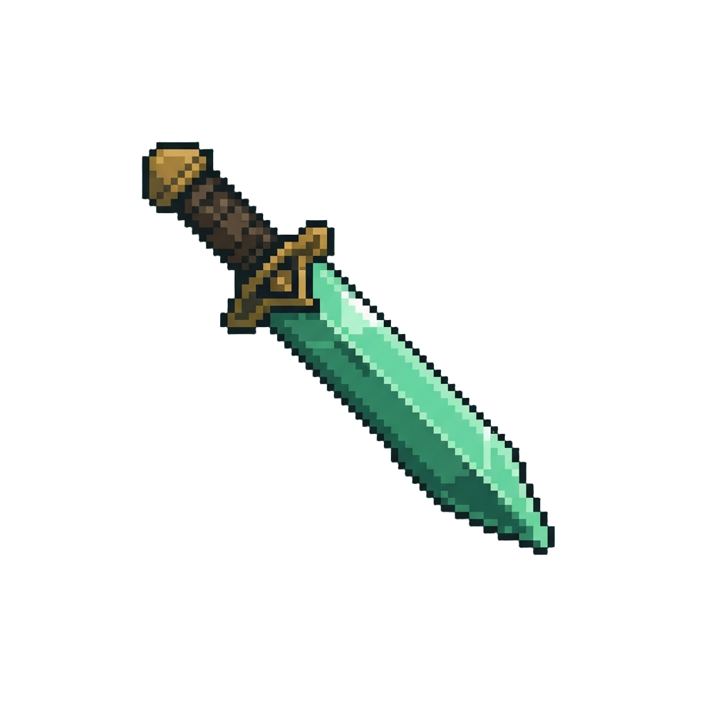 A Bright Jade Green Blade