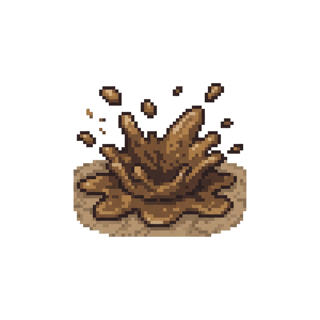 A Mud Splash All Over the Floor