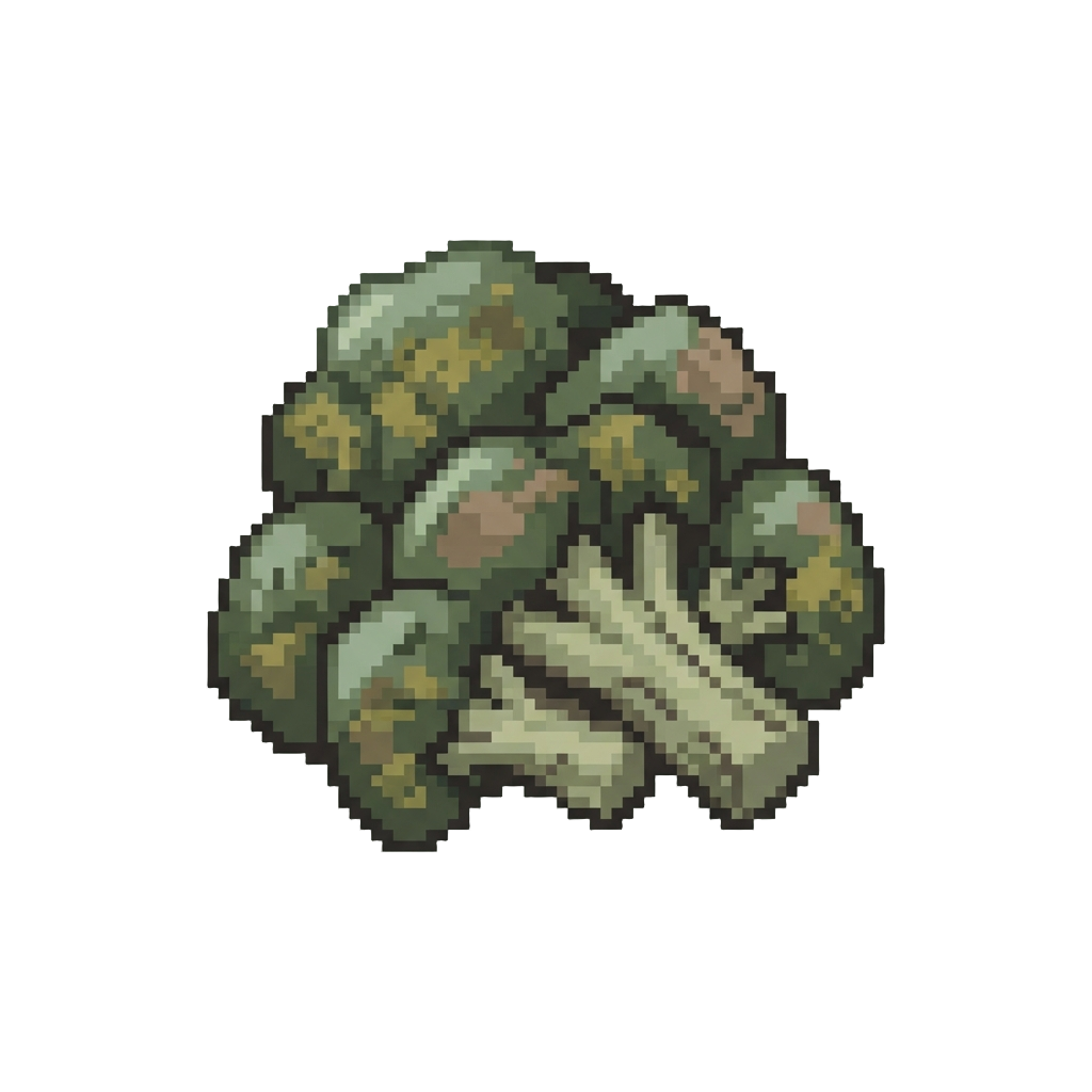 A Pile of Old Soggy Broccoli