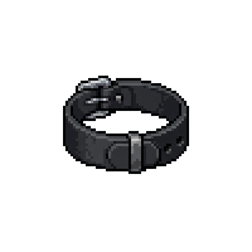 A Classic Matte Black Wristband Set