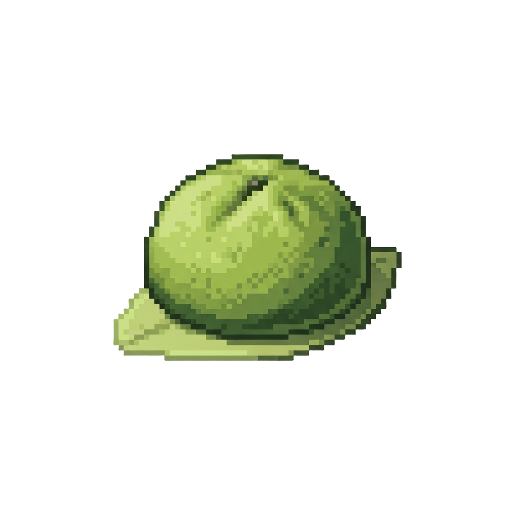A Delicate Green Tea Manju Cake