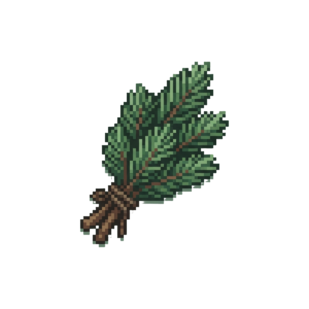 A Bundle of Aromatic Pine Branches