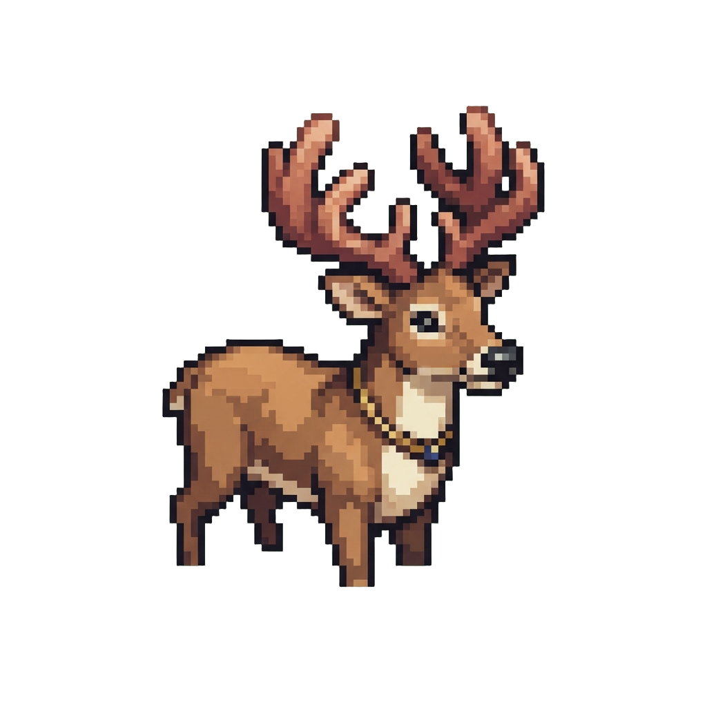 A Royal Velvet-antlered Buck