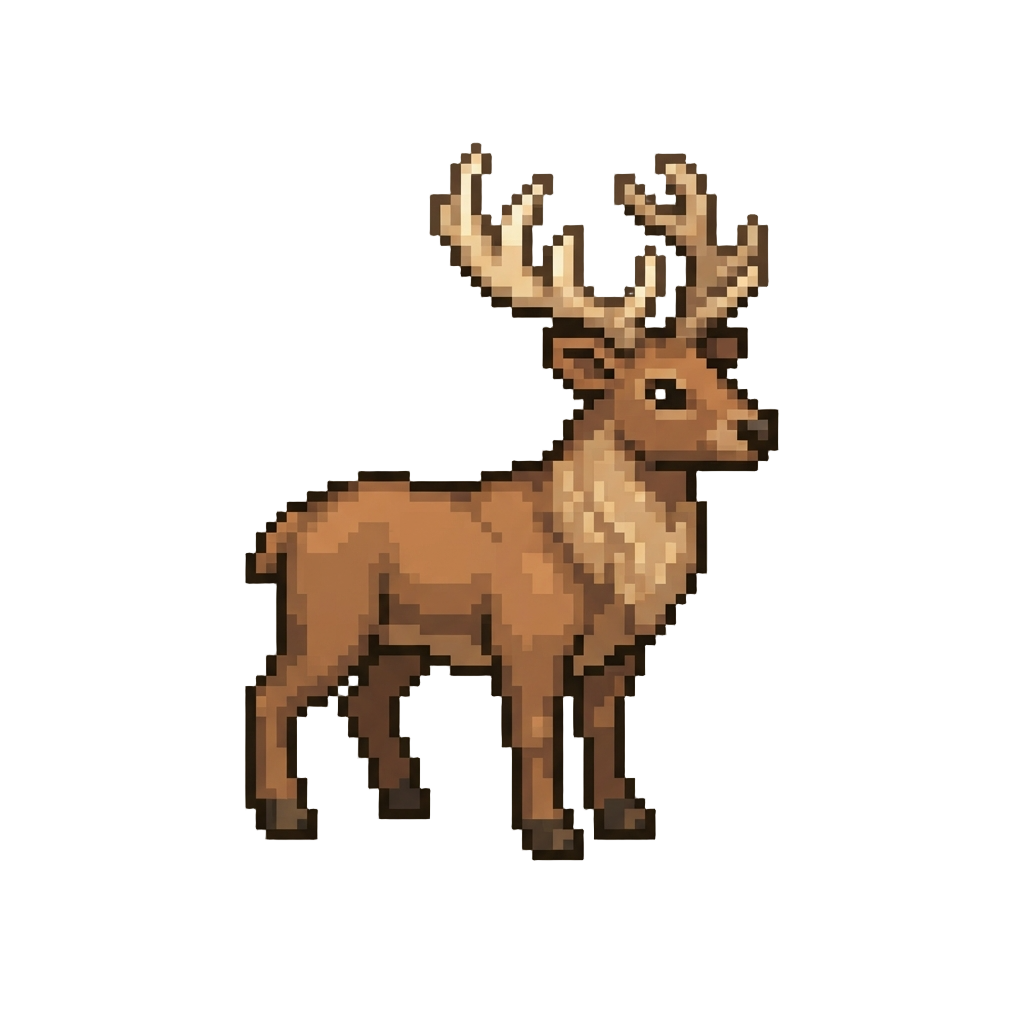 A Majestic Noble Woodland Stag
