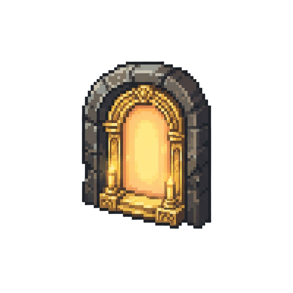 A Glowing Golden Doorway