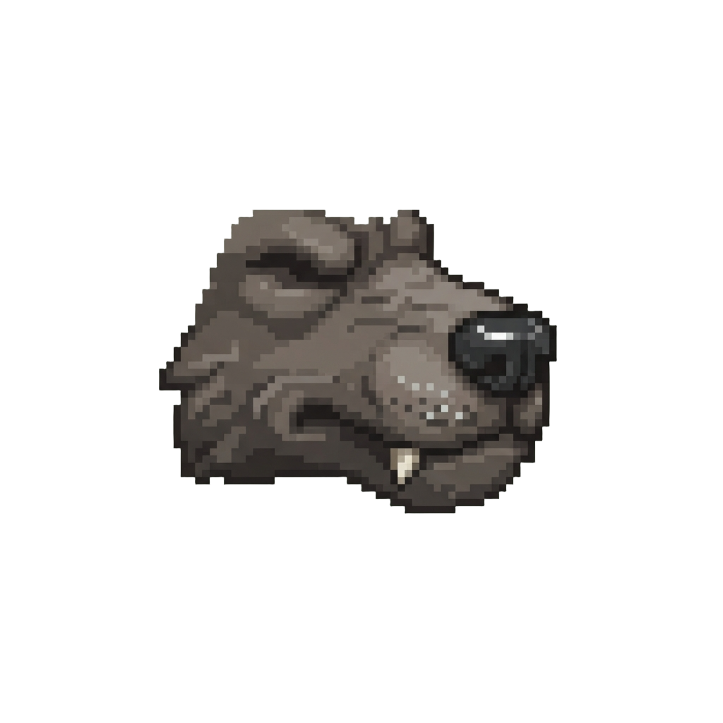 A Fierce Wolf Snout Design