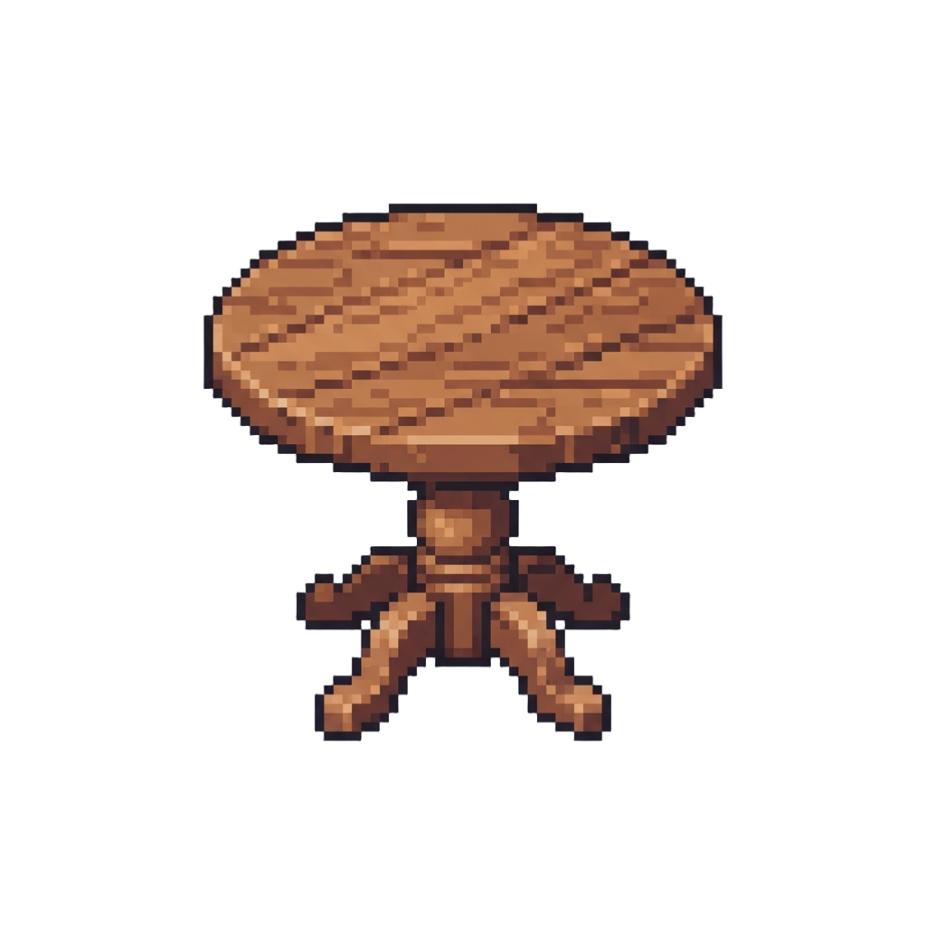 A Round Tavern Table