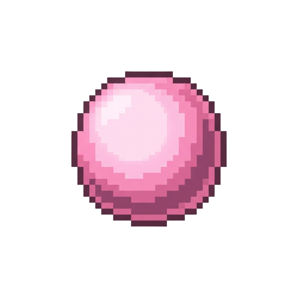 Soft Pink Glow Circle