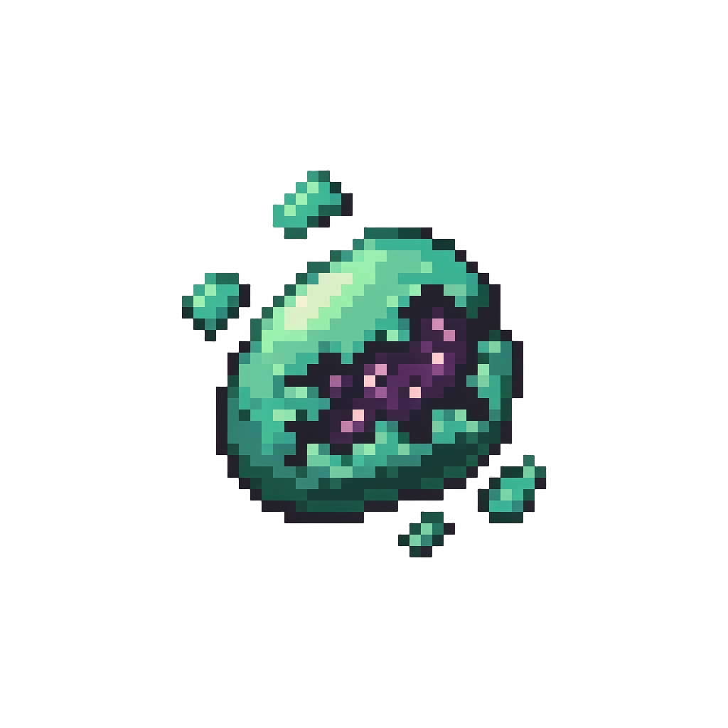Pixelated Glitch Slime