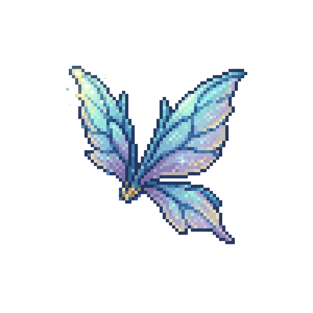 Glittering Fairy Wings