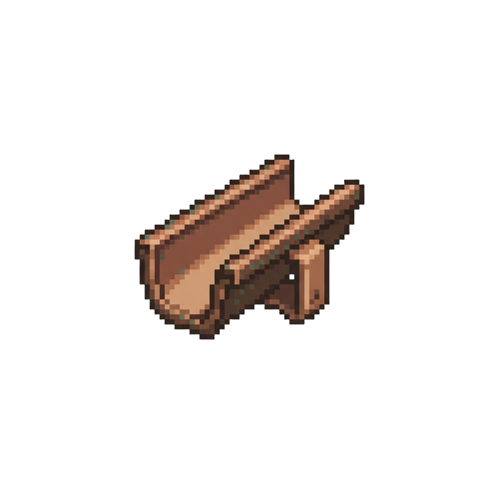 A Heavy Copper Rain Gutter