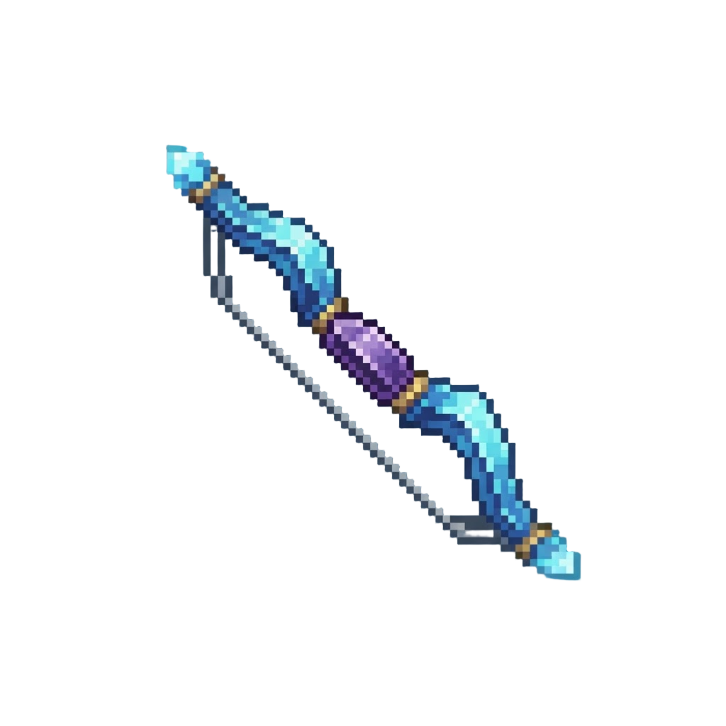 A Majestic Crystal Recurve Bow