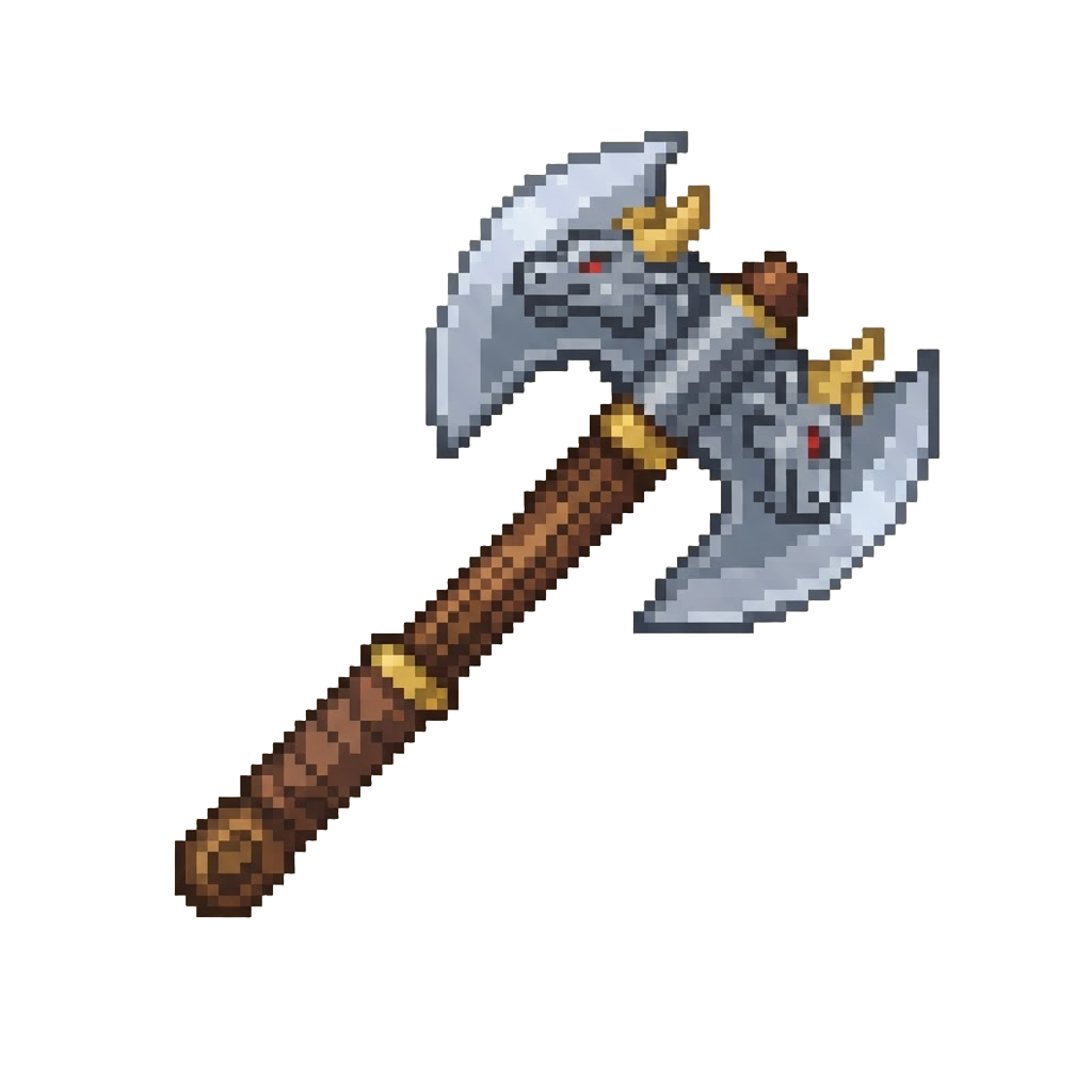 A Double-headed Dragon Axe