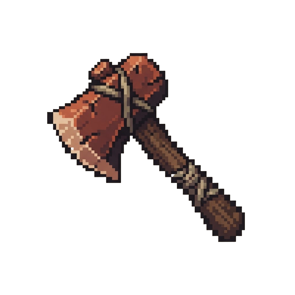 A Rust-red Stone Broadaxe