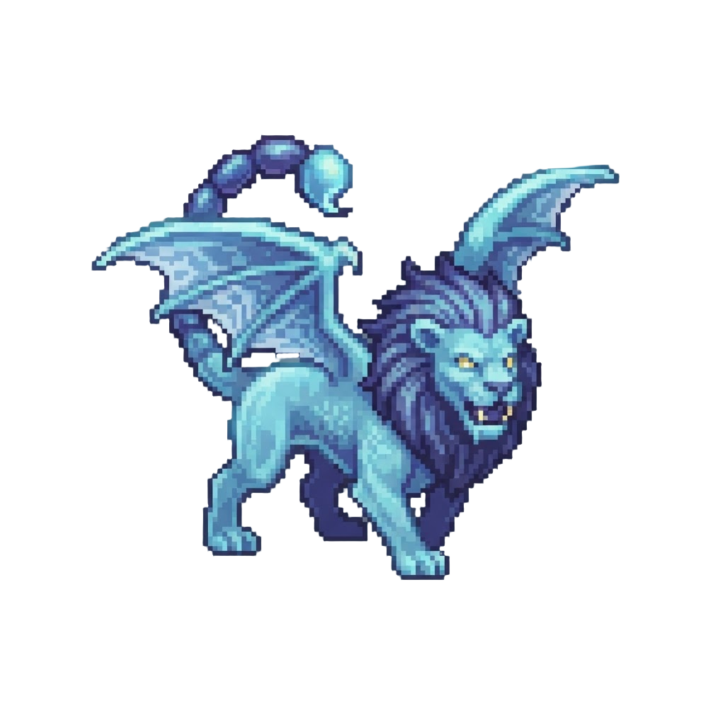 A Giant Spectral Manticore