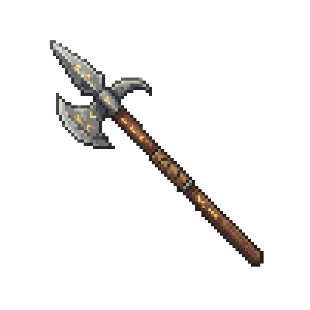 An Ancient Runic Polearm