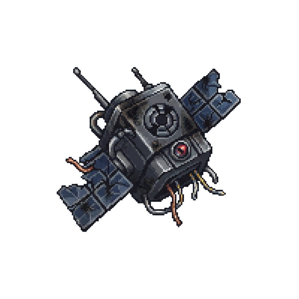 A Rogue Military Satellite Crash