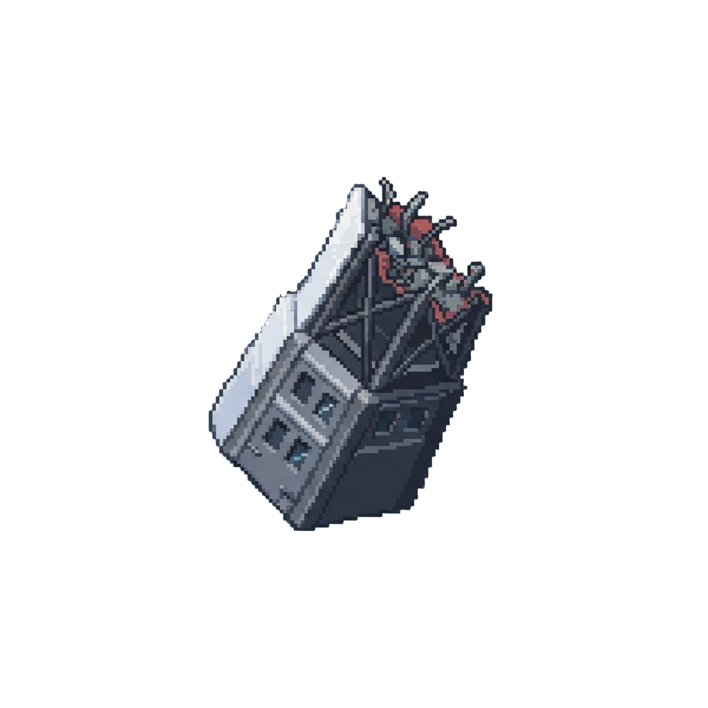A Falling Skyscraper Spire